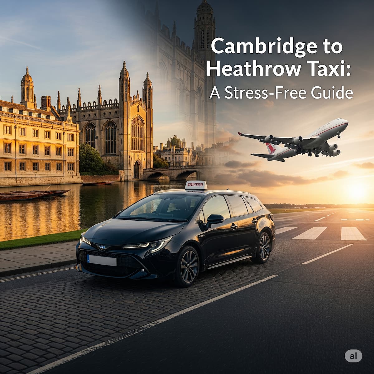 Cambridge to Heathrow taxi journey time guide
